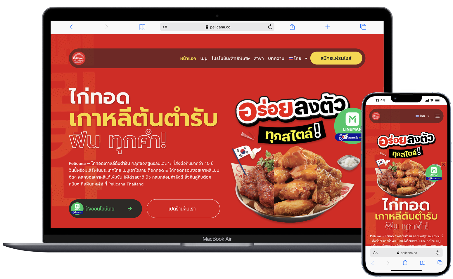 รับทำเว็บไซต์แบรนด์สินค้า WordPress